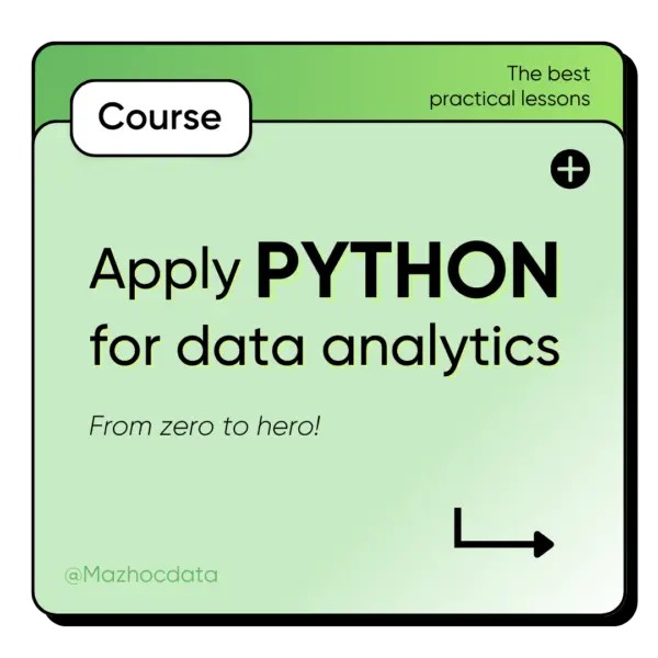 Khóa Học Apply Python For Data Analytics Cùng Maz Học Data