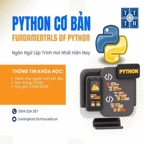 Khóa Học Fundamentals of Python (Lập trình Python cơ bản) Cùng Csc.edu.vn